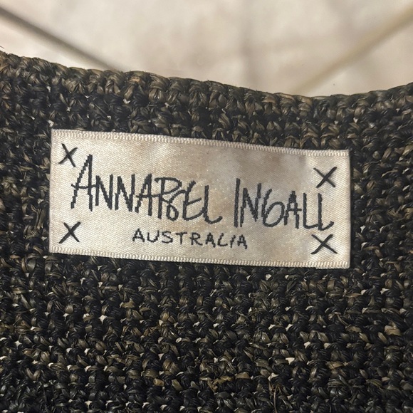 Annabel Ingall Black Tote with Colorful Dots - Picture 3 of 8